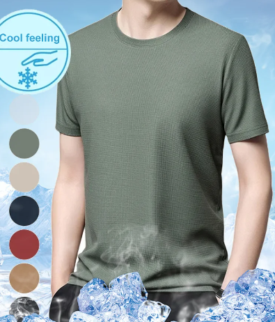 🎁Hot Sale 60% OFF⏳Breathable Waffle Silk T-Shirt