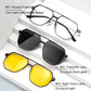 🔥😎Men And Women 3 In 1 Magnetic Polarized Sunglasses