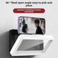 Bathroom waterproof and fog-proof mobile phone box, punch-free wall-mounted mobile phone holder, drama-watching tool, rotatable kitchen waterproof box