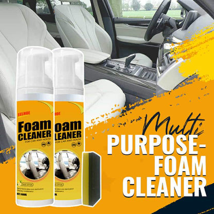 🔥2024 New Year Sale - Car Magic Foam Cleaner+Sponge Brush