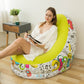 🔥Free Shipping🔥 Thickened Inflatable Bean Bag Chair For Adults With Footstool