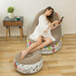 🔥Free Shipping🔥 Thickened Inflatable Bean Bag Chair For Adults With Footstool