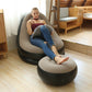 🔥Free Shipping🔥 Thickened Inflatable Bean Bag Chair For Adults With Footstool