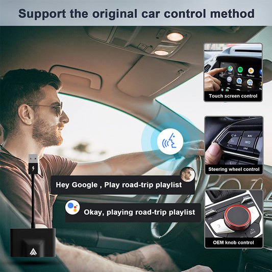 Wired to Wireless Android & iPhone Carplay Adapter