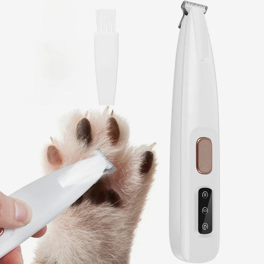 50%OFF🔥Waterproof Rechargeable Pet Shaver with LED Light