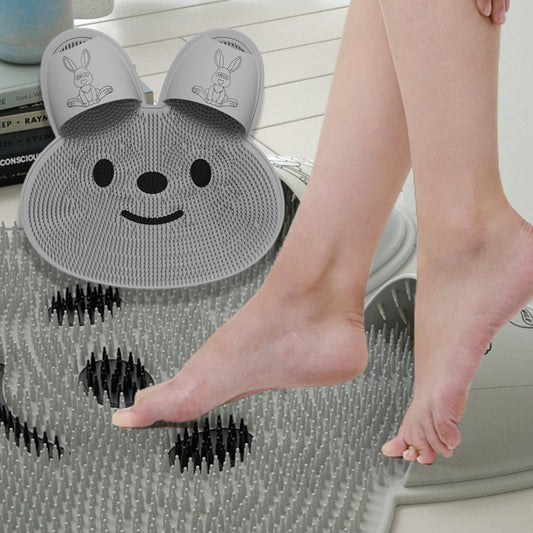 🐰Foot massage to help the whole body blood circulation 🦵Multi-Functional Silicone Massage Mat