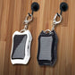 Mini-solar Bank and Flashlight as a Keychain