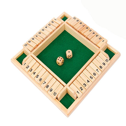 FUNNY FAMILY GAMES-Shut The Box Board Game🎲