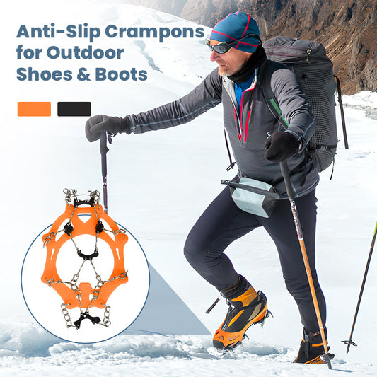 Anti-Slip Crampons for Outdoor Shoes & Boots